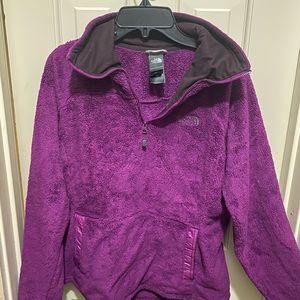 North Face Quarter Zip Fleece Pullover
